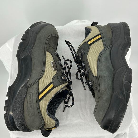 Vintage Womens Green Grey Footprints by Birkenstocks Hiking Walking Shoes 8/8.5M - Picture 4 of 8